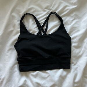Lululemon Energy Black Longline Bra